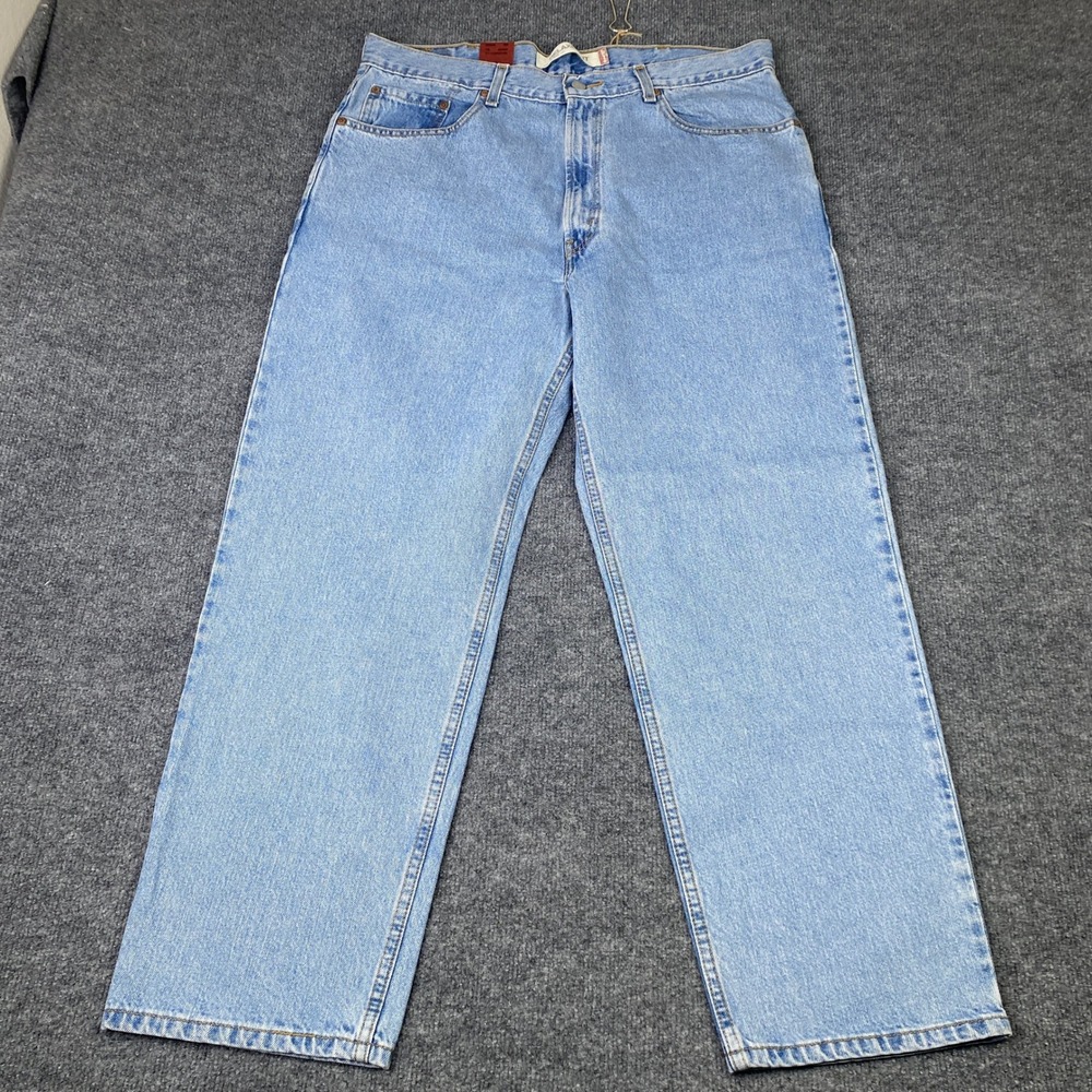 Levis 550 Relaxed Fit Tapered Leg Light Wash Jeans 38x29 NWT Vintage 00550-4834